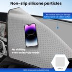 Dash Cover Mat Compatible with Chevy Equinox 2018-2024 (Without HUD) Car Interior Dashboard Cover Mat Nonslip Dashmat Sunshade Glare UV Rays Protector Accessories Custom Fit - Image 5