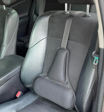 Tektrum Orthopedic Firm Gel Foam Back Support Lumbar Cushion for Home/Office Chair, Car Seat - Best for Back Pain, Sciatica, Tailbone Pain Relief, Improve Posture - Black (TD-GS1507-BLK) - Image 5