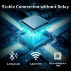 Wireless CarPlay Adapter,Covert Factory Wired to Wireless Car Play Adapter for iPhone 6+ (iOS only) Easy Setup Plug&Play,Multiple Controls,Support USB&USB-C - Image 2