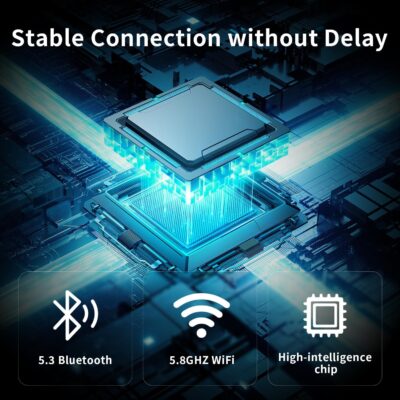 Wireless CarPlay Adapter,Covert Factory Wired to Wireless Car Play Adapter for iPhone 6+ (iOS only) Easy Setup Plug&Play,Multiple Controls,Support USB&USB-C - Image 2