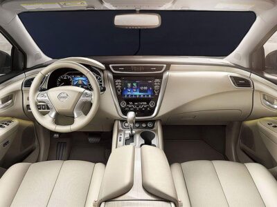 Magnelex Windshield Sun Shade - Reflective Fabric Blocks Sun and Keeps Your Vehicle Cool, Foldable Sun Shield for Car Sunshade - Image 4