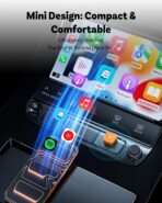 OTTOCAST 2026 New Mini Slim Orange, 2-in-1 Wireless CarPlay Adapter & Android Auto Adapter, Plug & Play Wireless Carplay Dongle, 5s Auto-Connect, Mini Cube for Factory Wired Cars, iPhone & Android - Image 6