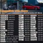 West Llama Customized Auto Car Steering Wheel Cover for Chevy 14.5-15 inches, Steering Wheel Cover for Chevrolet (Black - Standard Size) - Image 2