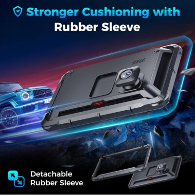 Portable Apple Carplay Screen for Car, 8" Wireless Android Auto Screen with 4K Dash Cam & 1080P Backup Camera, Secure Strong Bracket, Navigation, Bluetooth, Mirror Link, Fits All Vehicles - Image 6