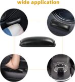 YAKEFLY 2 Pack Soft Car Center Console Knee Leg Elbow Cushion Pad,Universal Leather Car Armrest Pillow Car Knee Cushion Elbow Pillow Thigh Support Comfort Pillow,Automotive Interior Accessories - Image 2
