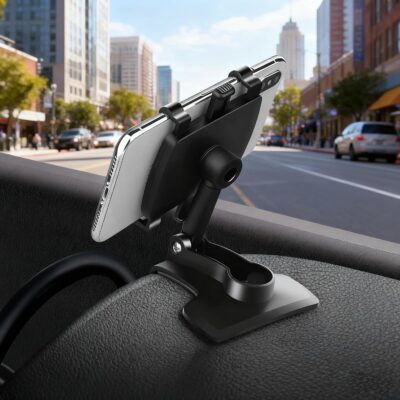 Universal Car Phone Holder Mount,360 Degrees Rotation Dashboard Phone Holder [Upgrade Clip Never Fall],car Phone Mount for iPhone,Samsung,Google,Nokia,and 4 to 7" Smartphones(1) - Image 6