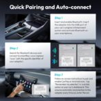 Basesailor Wireless CarPlay and Android Auto Adapter,2-in-1 2024 New Upgraded Bluetooth Car Play Dongle for Convert Factory Wired to Wireless,Fit for Cars from 2015,Apple iPhone iOS 10+,Andriod 11+ - Image 5