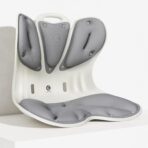 CabSupport Lumbar Support for Office Chair M5 Plus – Ergonomic Support Seat for Posture Correction and Lower Back Pain Relief – Extra Wide & Sturdy, Washable Pads for Office, Home, Car & Floor Sitting