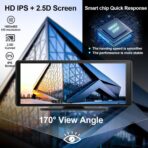 10.26" Apple Car Play Screen Compatible Android Auto GPS Navigator, Apple Carplay Screen with 1080P Backup Camera,Wireless Carplay Adapter with Bluetooth,AirPlay,AUX/FM,Google Play - Image 6