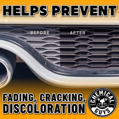 Chemical Guys Black On Black Trim Shine - 2 Pack,11 oz Each, Sprayable Dressing for Trim, Tires, Plastic & Vinyl High Gloss Finish, Dry-to-The-Touch, Easy Spray Application - Image 3