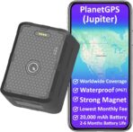 PlanetGPS (Jupiter) - Magnetic Waterproof GPS Tracker for Vehicles GPS Tracker for Cars Trucks with Worldwide Coverage (2 to 6 Months Battery) - Subscription Required (Starting $5.00 / Month)