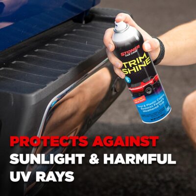 Stoner Car Care 91034 Trim Shine – Black Trim and Plastic Restorer for Cars – Vinyl and Plastic Trim Protectant Coating for Interior and Exterior Use – Fast-Drying No Sling – 12 oz - Image 5
