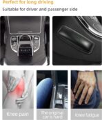 YAKEFLY 2 Pack Soft Car Center Console Knee Leg Elbow Cushion Pad,Universal Leather Car Armrest Pillow Car Knee Cushion Elbow Pillow Thigh Support Comfort Pillow,Automotive Interior Accessories - Image 3
