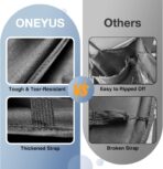 Car Backseat Organizer with Table Tray(2-Pack) 9 Storage Pockets Backseat Car Organizer and storage with Tablet Holder, Kick Mats Back Seat Cover for Kids family Road Trip Essentials Travel - Image 5