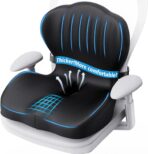 Benazcap Memory Foam Seat Cushion with Lumbar Support Pillow for Office Chair, Car & Gaming Seat, Wheelchair, Ergonomic Design for Sciatica & Tailbone Pressure Relief, Black