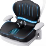 Benazcap Memory Foam Seat Cushion with Lumbar Support Pillow for Office Chair, Car & Gaming Seat, Wheelchair, Ergonomic Design for Sciatica & Tailbone Pressure Relief, Black