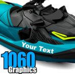 Custom Vinyl Boat Numbers & Letters (Two Decals) Marine Lettering Stickers - Image 15