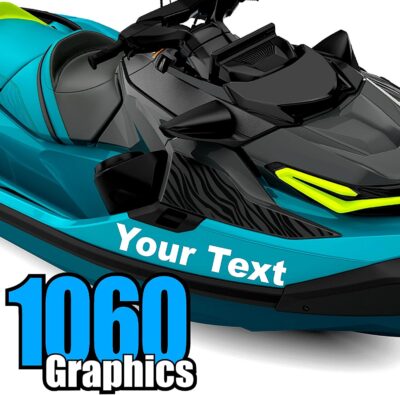 Custom Vinyl Boat Numbers & Letters (Two Decals) Marine Lettering Stickers - Image 15