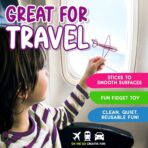 Wikki Stix for Doodlers - Kid's Travel Essential: Portable Creativity On-The-Go! Pack of 24 Wikki Stix in Neon and Primary Colors. Made in USA ! 3 & Up. - Image 3