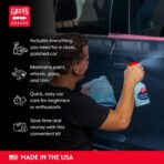 Griot's Garage Starter Car Care Kit, Vehicle Detailing Set, Includes Car Wash, Wax, Vehicle Detailer, Wheel Cleaner, Clay Bar, Vinyl and Rubber Dressing, 11131 - Image 3