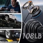 Magnetic Car Phone Holder for Mag-Safe [108+LBS Suction & 3200gf Magnetic] 360° Adjustable Ultra Suction Cup Phone Holders for Your Car/Gym/Mirror, Car Mount for iPhone & Android - Image 3