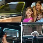 Car Window Shades，2 Pack Car Window Shade for Baby,Side Window Sun Shades Protect Child, Pets from Sun Glare and UV Rayse (29"x20") - Image 6