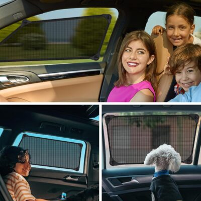 Car Window Shades，2 Pack Car Window Shade for Baby,Side Window Sun Shades Protect Child, Pets from Sun Glare and UV Rayse (29"x20") - Image 6