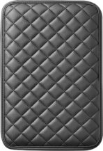 Car Armrest Covers, Vehicle Center Console Cover, Middle Storage Organizer Pads, Dog & Cat Paws Protetor, Nappa Leather, Waterproof, Anti-Slip, Auto Interior Accessories, Black, Size S - Image 4