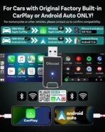 OTTOCAST Mini Edge 2025 Wireless Carplay Adapter & Android Auto Wireless Adapter for Apple iPhone Samsung Android Phone 2-in-1, USB Car Accessories, 5 GHz Wi‑Fi Bluetooth 5.0 Voice Control Plug & Play - Image 7