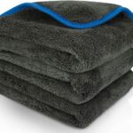 Microfiber Car Cleaning Cloths,1200 GSM Ultra Thick Microfiber Towels for Cars, Soft Car Drying Towel for Washing, Polishing and Auto Detailing 16'' x 16'' (3 Pack)