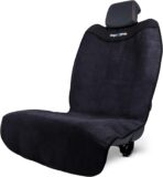 HAPPEGEAR Happeseat Waterproof Car Seat Cover & Protector – Universal Fit Car Seat Towel Cover – Non-Slip Backing, Easy Install & Storage, Machine Washable, Fits Front & Back, Black