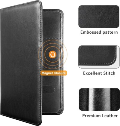 CoBak Car Registration and Insurance Holder - Vehicle Glove Box Car Organizer,Auto Truck Comparment Accessories Case with Magnetic Closure for Driver License,Cards - Image 4