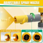 JOEJET Pressure Washer Gun with Mini Foam Cannon Dual Connector, Dual-Purpose Switch Spray Gun with 5 Power Washer Nozzle Tips, Dual Wand Foam Cannon, 1/4” Quick Connector - Image 4