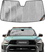 Pigenius Windshield Sun Shade for Toyota Tacoma 2024-2026 Without Factory Dashcam, Front Window Sunshade - AstraGuard