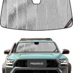 Pigenius Windshield Sun Shade for Toyota Tacoma 2024-2026 Without Factory Dashcam, Front Window Sunshade - AstraGuard