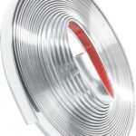 1/2 Inch Wide Chrome Tape,25FT Chrome Tape for Cars,Car Accessories Car Trim,Automotive Chromes Trim Molding,Auto Body Chromes Trims Strip,Universal Trims for Most Truck RV Door Window