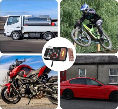 61Pcs Tire Repair Kit, Wheels Quick Seal, Universal Tire Repair Tools for Tire Repair for Car Truck Tractor Trailer Motorcycle - Image 2