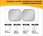 Magnelex Windshield Sun Shade - Reflective Fabric Blocks Sun and Keeps Your Vehicle Cool, Foldable Sun Shield for Car Sunshade - Image 6