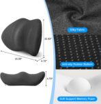 Lumbar Support Pillow for Car Seat & Office Chair, Soft Memory Foam Lower Back Support for Pain Relief and Posture Correction, Lumbar Pillow with Breathable Airflow Channels - Image 5