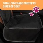 Active Pets Dog Car Seat Cover, Waterproof Front Seat Protector for SUV Truck Sedan, Pet Safety Travel Comfort System with Universal Fit, Black - Image 7