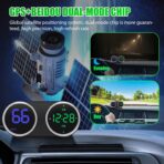 GPS Digital Speedometer for Car MPH, Universal HUD Speed Meter with LED Large Font, Plug Play for Car Truck Motor SUV Golf Cart All Vehicles (Colorful MPH KM/H Speedometer) - Image 5