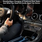 Car Charger USB C, KYOHAYA 90W 4-Port Dual USB-C & USB-A Power Cigarette Lighter Adapter PD/QC Type C Car Charger Fast Charging for iPhone 17 Pro 17 Pro Max 16 15 14 13 12 11/Galaxy S26 S25/Pixel/iPad - Image 8