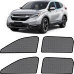 ZATOOTO Car Window Shades for Honda CR-V 2023-2025, 4 Pack CR-V Sun Shade Side Window, Breathable Mesh Car Window Screen for Camping Napping Baby UV Protection