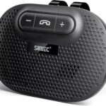 Bluetooth Speaker for Car Hands Free - Bluetooth Speakerphone for Cell Phone Support Siri Google Voice Assistant - Wireless Car Kit with Visor Clip BC966C