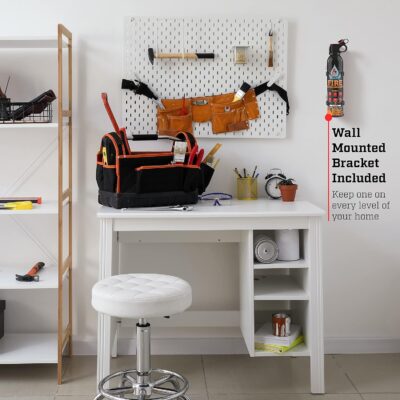 Portable Fire Extinguisher, 2-Pack, Non-Toxic, Quick Pull & Aim Feature for Home, Kitchen, Car, Grill, & Campfires, Two Mounting Brackets, Fight Wood, Gasoline, Battery, & Electrical Fires - Image 7