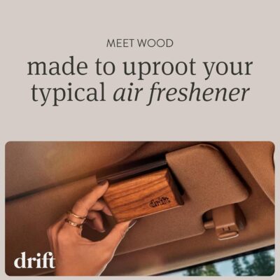 Drift Car Air Freshener - The Original Wood Air Freshener - Car Odor Eliminator - Long Lasting Scent - Auto Accessories - Metal Clip - Essential Oils - Clean Ingredients - Cabana Scent Starter Kit - Image 2
