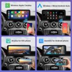 Road Top 10.25" Linux Car Multimedia Screen for Mercedes Benz CLA GLA Class C117/ X117/X156 2013-2015 Year with NTG4.5/4.7, Support Wireless CarPlay Android Auto Use OEM Bluetooth Calling - Image 4