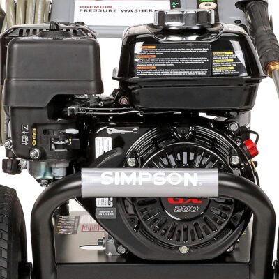 SIMPSON Cleaning PS3228 PowerShot 3300 PSI Gas Pressure Washer, 2.5 GPM, Honda GX200 Engine, Includes Spray Gun and Extension Wand, 5 QC Nozzle Tips, 5/16-inch x 25-foot MorFlex Hose, 49-State - Image 11