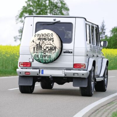 Spare Tire Cover for RV Camper Trailer Making Memories One Campsite at a Time, Weatherproof Universal Wheel Cover for RV Travel Trailer Camper Truck 15inch - Image 7