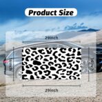 Rear Quarter Window Leopard Cheetah Decal for Car SUV Trucks, Universal Matte Back Leopard Cheetah Side Window Vinyl Sticker, Free Installation Tools (A Pair) - Image 5